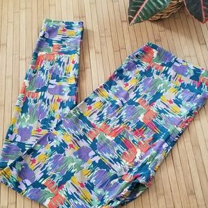 BNWOT Lularoe TC Leggings Watercolors